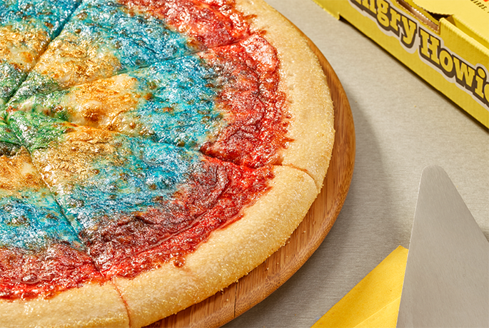 tie-dye pizza